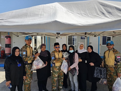 Penuh Kebersamaan, Perayaan Idul Adha 1446 H di Soedirman Camp UNIFIL HQ