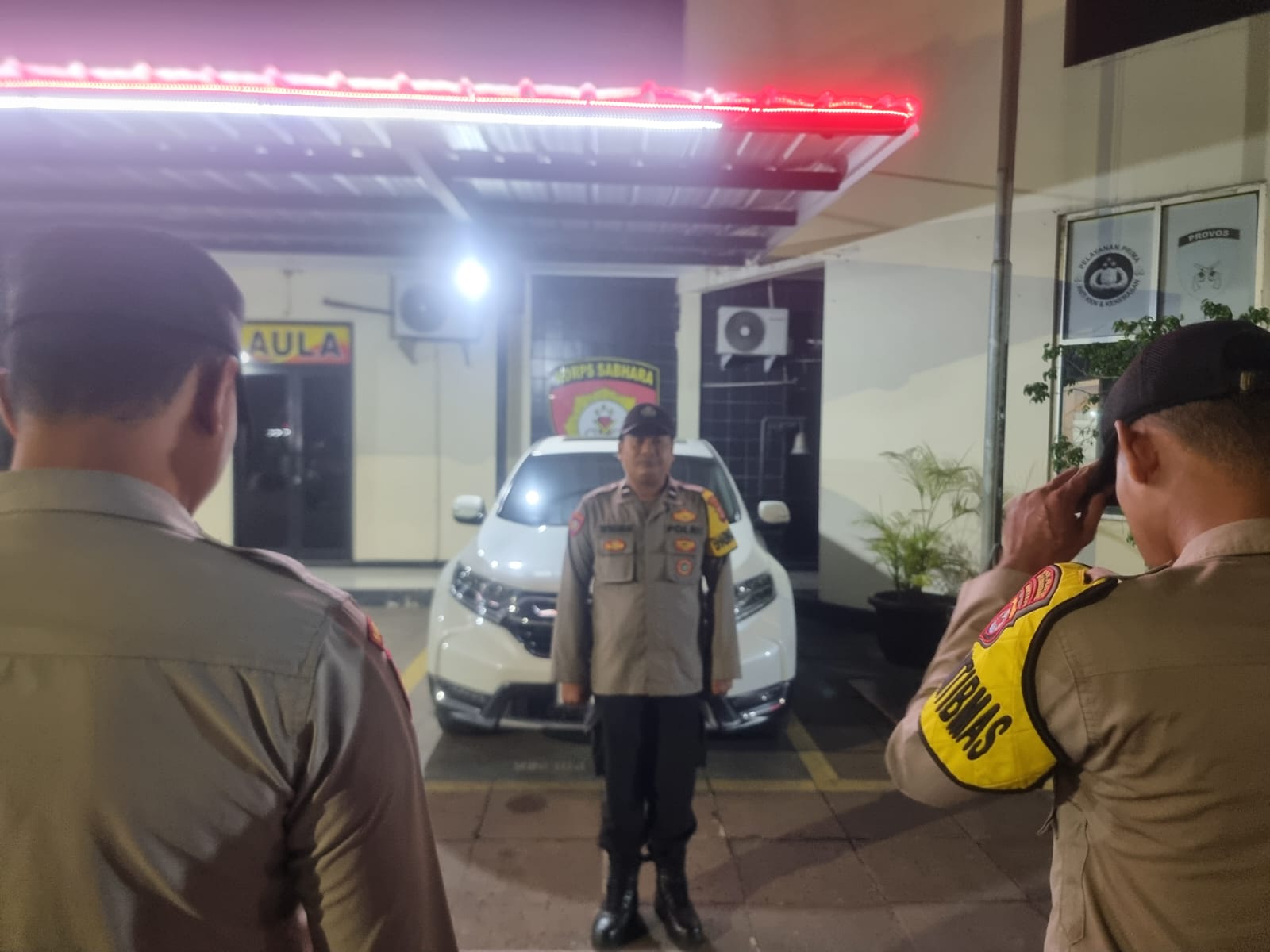 Antisipasi Gangguan Kamtibmas, Polsek Cikupa Gelar Apel dan Patroli Ops Cipkon Dini Hari