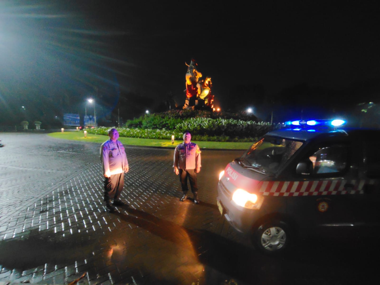 Kanit Reskrim Pimpin Patroli Malam untuk Redam Potensi Kerawanan