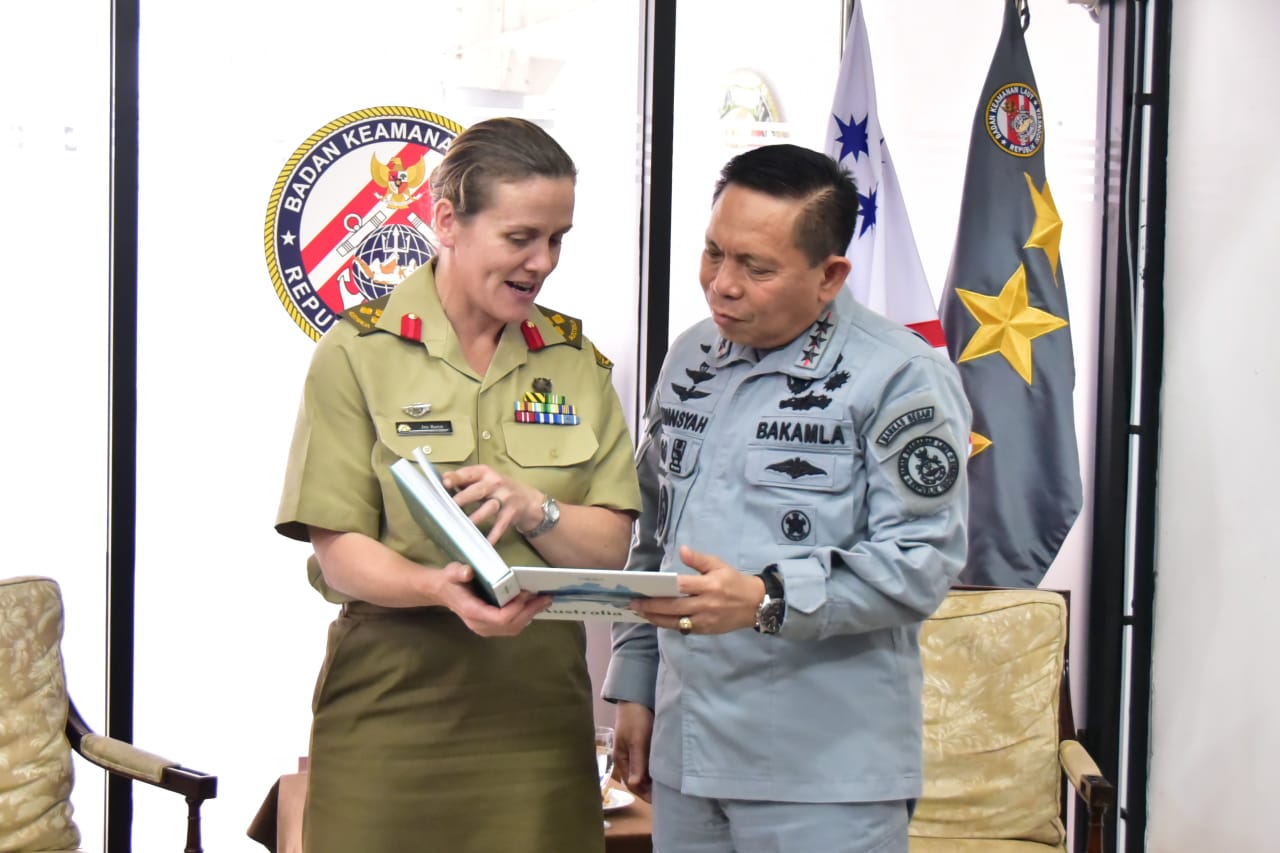 Kepala Bakamla RI Terima Kunjungan Kehormatan Commander Indo-Pacific Endeavour 2025