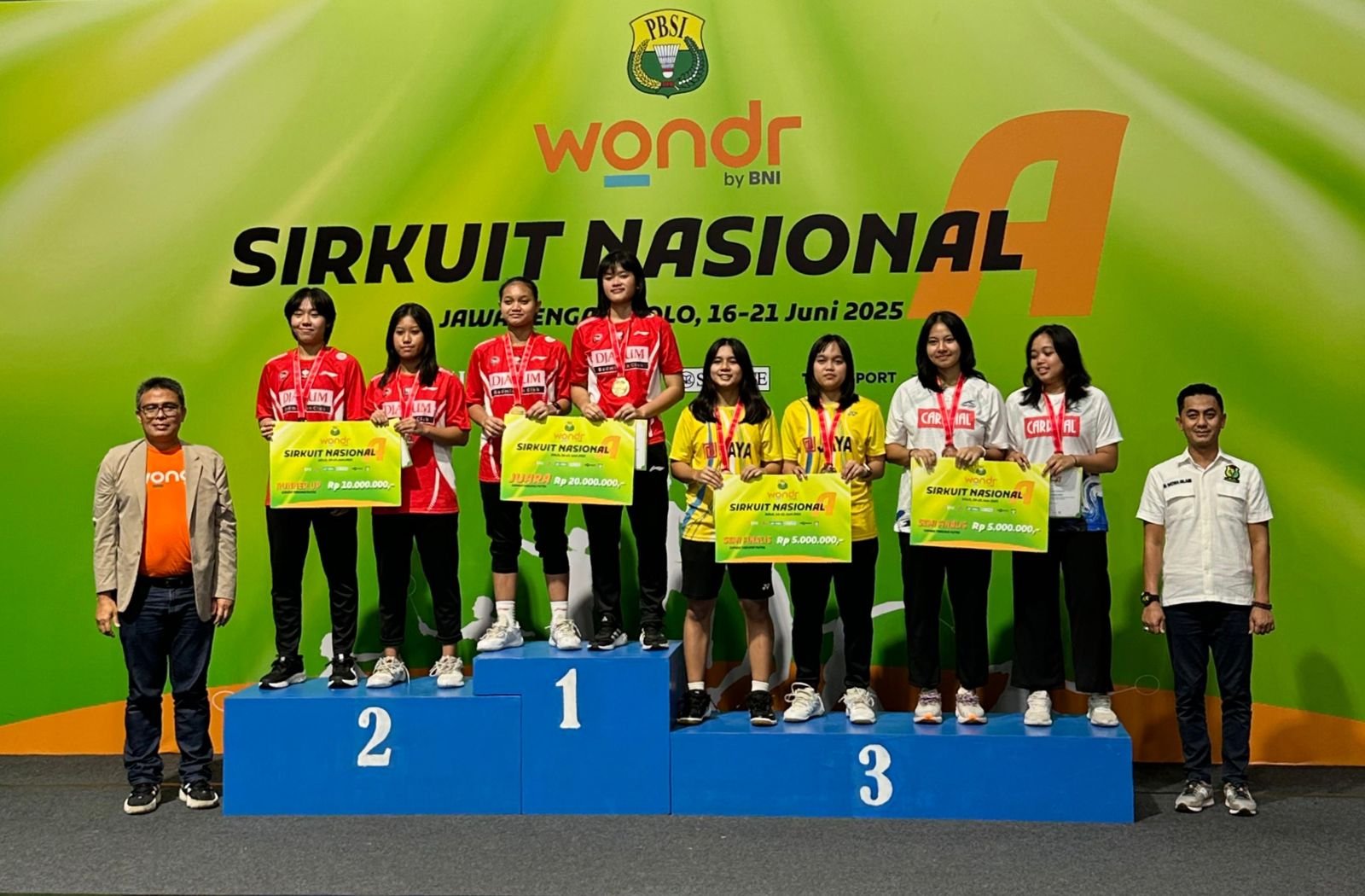 Keren!! Putri Sulung Dandim Wonogiri Juarai Turnamen Bulutangkis Sirkuit Nasional (Sirnas) A 2025
