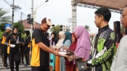 Sambut Hari Bhayangkara ke-79, Polres Tuban Gelar Olahraga Bersama dan Bakti Pelayanan di CFD