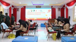 Sambut Hari Bhayangkara, Polres Tanjab Barat Gelar Bakti Kesehatan Donor Darah
