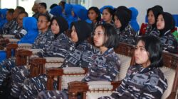 Prajurit Kowal Lantamal XIV Ikuti Vicon Pembekalan Pangkoarmada RI, Tingkatkan Semangat Juang Dan Loyalitas