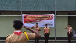 Dandim 1710/Mimika Pimpin Upacara Pembukaan Perkemahan Sabtu-Minggu (Persami) Pramuka Saka Wira Kartika