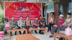 Pererat Silaturahmi Babinsa Liang Hadiri Tasyakuran Di Desa Binaan