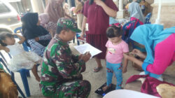 Babinsa Panggungasri Bersama Kader dan Bidan Desa Aktif Cegah Stunting Lewat Posyandu Balita