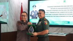 TNI Dan Kejaksaan Sepakat Perkuat Penegakan Hukum Di Blitar