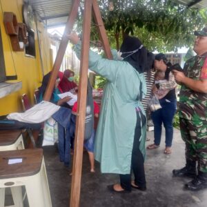 Babinsa Tlumpu Dampingi Posyandu Srikandi, Wujudkan Generasi Sehat, Bebas Stunting