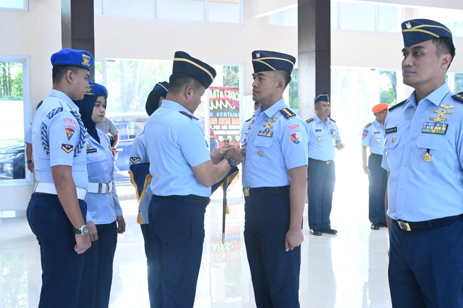 Danlanud Sultan Hasanuddin Pimpin Serah Terima Jabatan Kepala Dinas Operasi