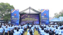 Jelang Peringatan Ke-78 Hari Bakti TNI AU, Lanud Sultan Hasanuddin Gelar Bazar dan Pasar Murah