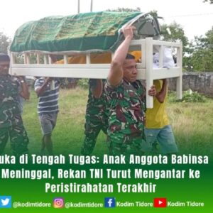 Duka di Tengah Tugas: Anak Anggota Babinsa Meninggal, Rekan TNI Turut Mengantar ke Peristirahatan Terakhir Duka di Tengah Tugas: Anak Anggota Babinsa Meninggal, Rekan TNI Turut Mengantar ke Peristirahatan Terakhir