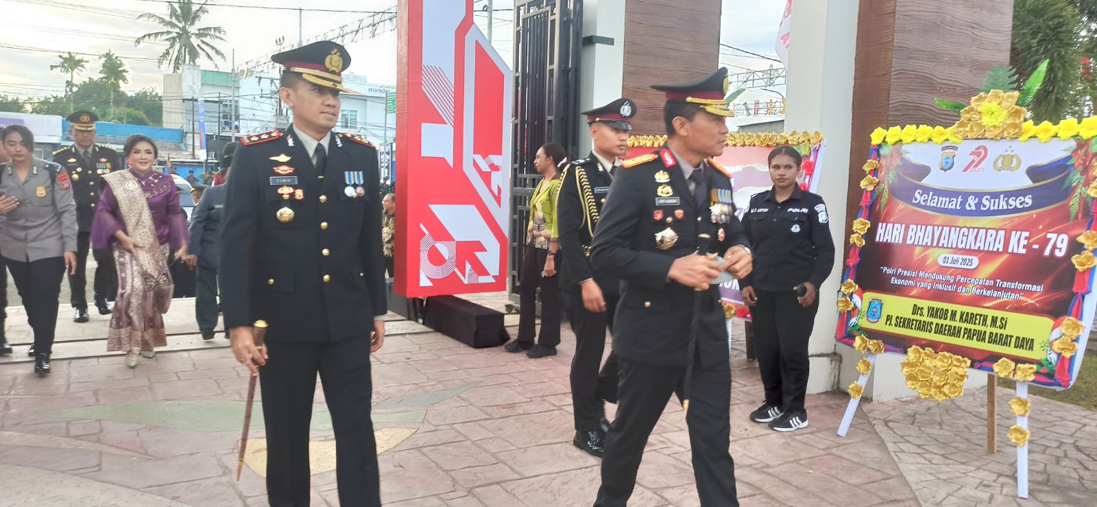 Kapolda Pimpin Upacara HUT Polri ke-79 di Sorong PBD dengan Penuh Khidmat