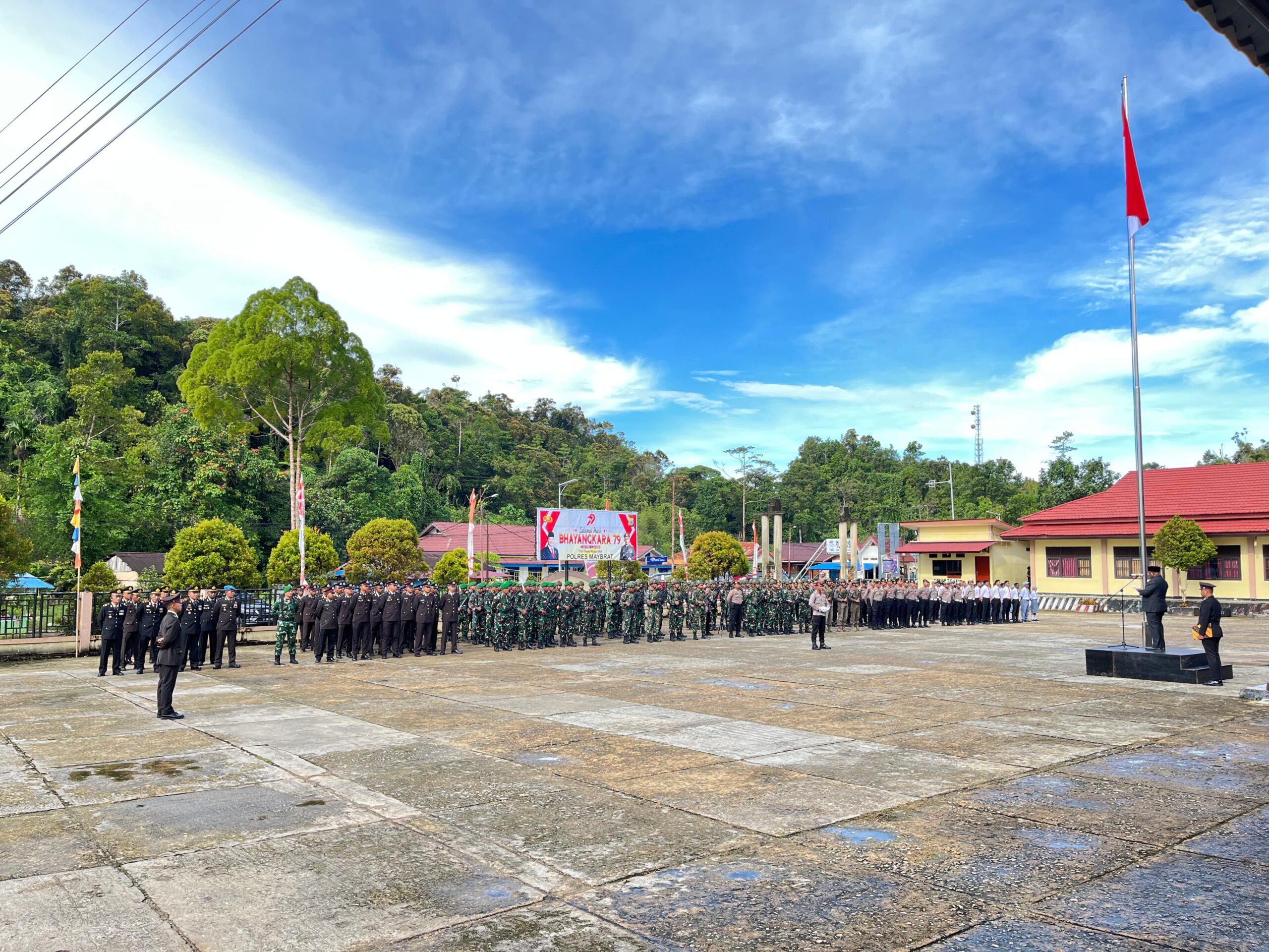 Polres Maybrat Gelar Upacara HUT Bhayangkara ke-79: Wujud Pengabdian Polri untuk Masyarakat