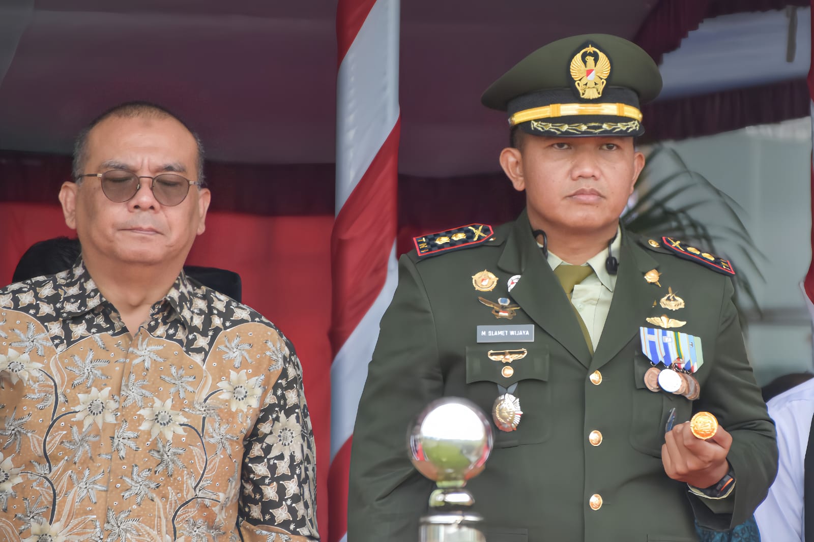 Dandim 1710/Mimika Hadiri Upacara HUT Bhayangkara Ke-79 Tahun 2025
