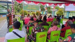 Perkokoh Hubungan Baik Demi Terwujudnya Kemanunggalan, Koramil 1710-07/Mapurujaya Gelar Komsos Bersama Komponen Masyarakat
