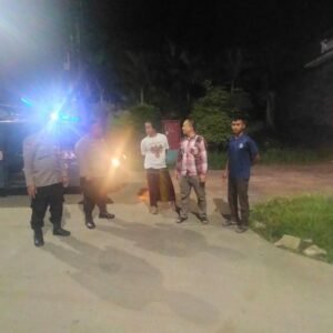 Patroli Malam Ops Cipkon, Polsek Cikupa Sasar Kawasan Rawan Guna Ciptakan Kamtibmas Kondusif