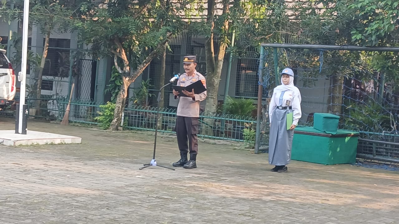 Iptu Sularjo, Kanit Bhabinkamtibmas Sat Binmas Polresta Tangerang Pimpin Apel