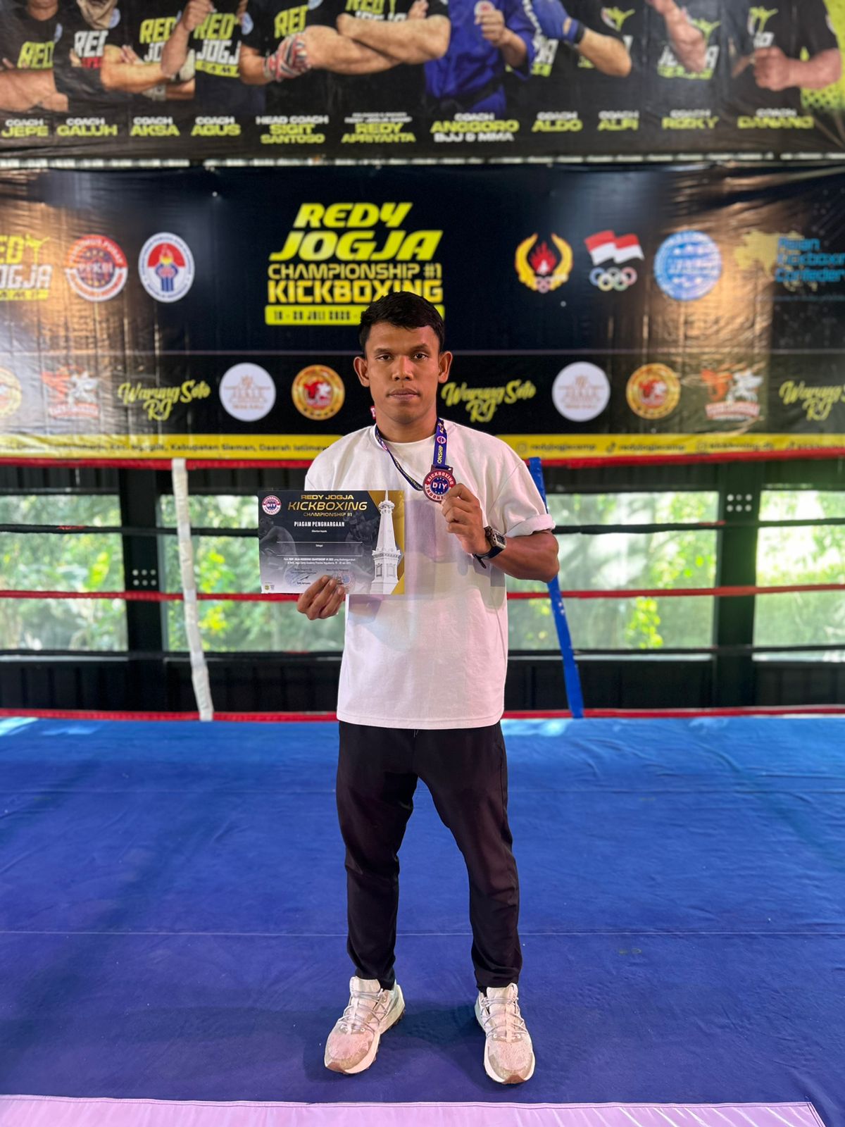 Petarung Marinir Harumkan Pasmar 1, Raih Perunggu di Kejuaraan Nasional Kick Boxing