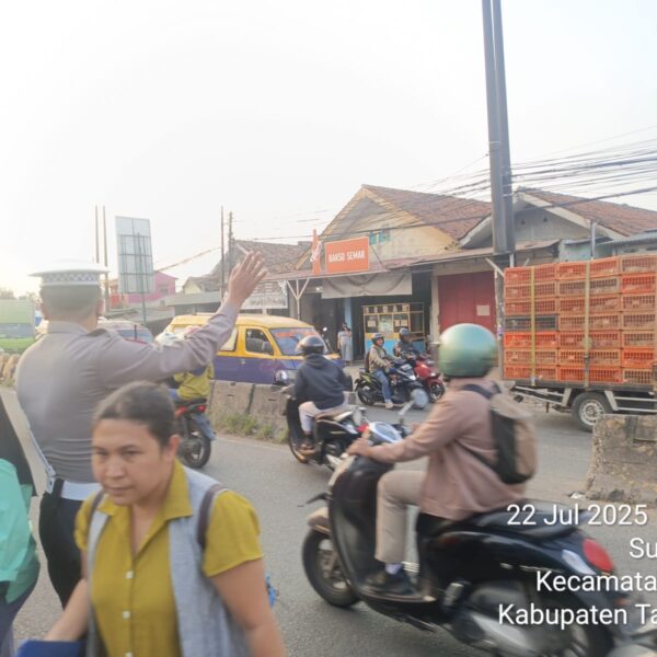 PECAK Sore Polsek Cikupa Dukung Kelancaran Mobilitas Masyarakat
