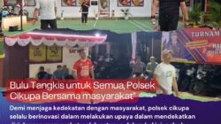 Bulu Tangkis untuk Semua, Polsek Cikupa Hadirkan Lapangan Olahraga untuk Masyarakat