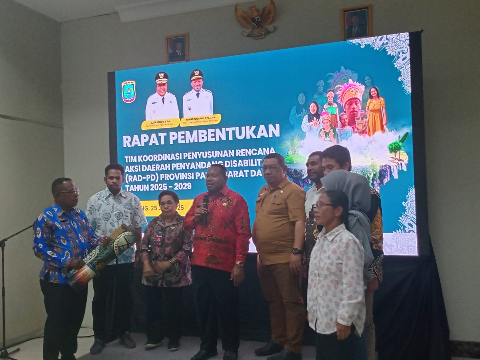 Sorong Jadi Tuan Rumah Rapat Pembentukan Tim Penyusunan Rencana Aksi Daerah Penyandang Disabilitas Papua Barat Daya