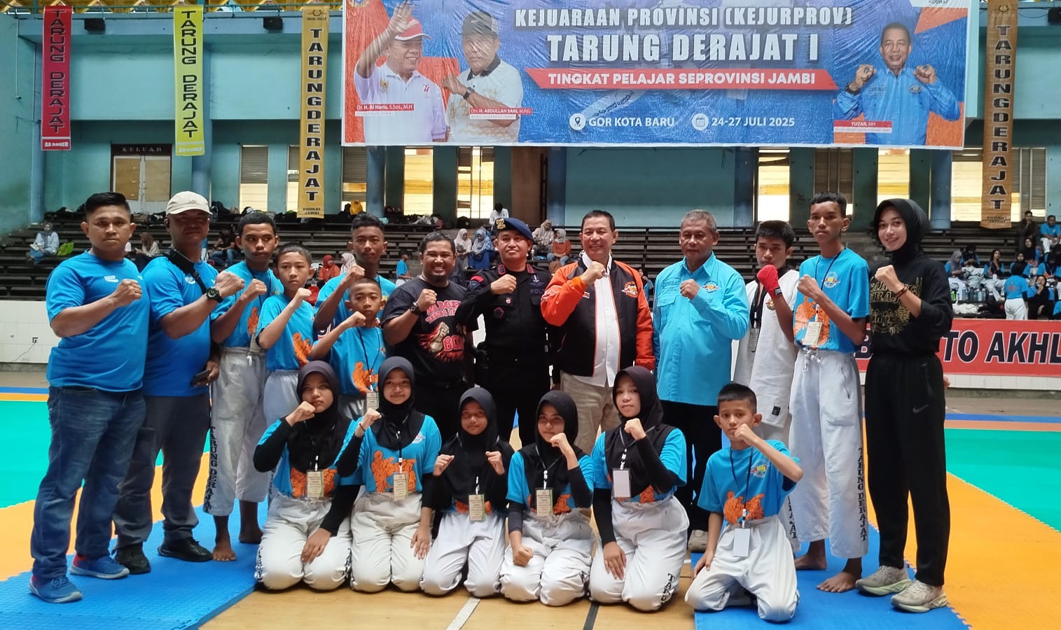 Semangat Sportivitas Membara di Kejuaraan Tarung Derajat Pelajar se-Provinsi Jambi