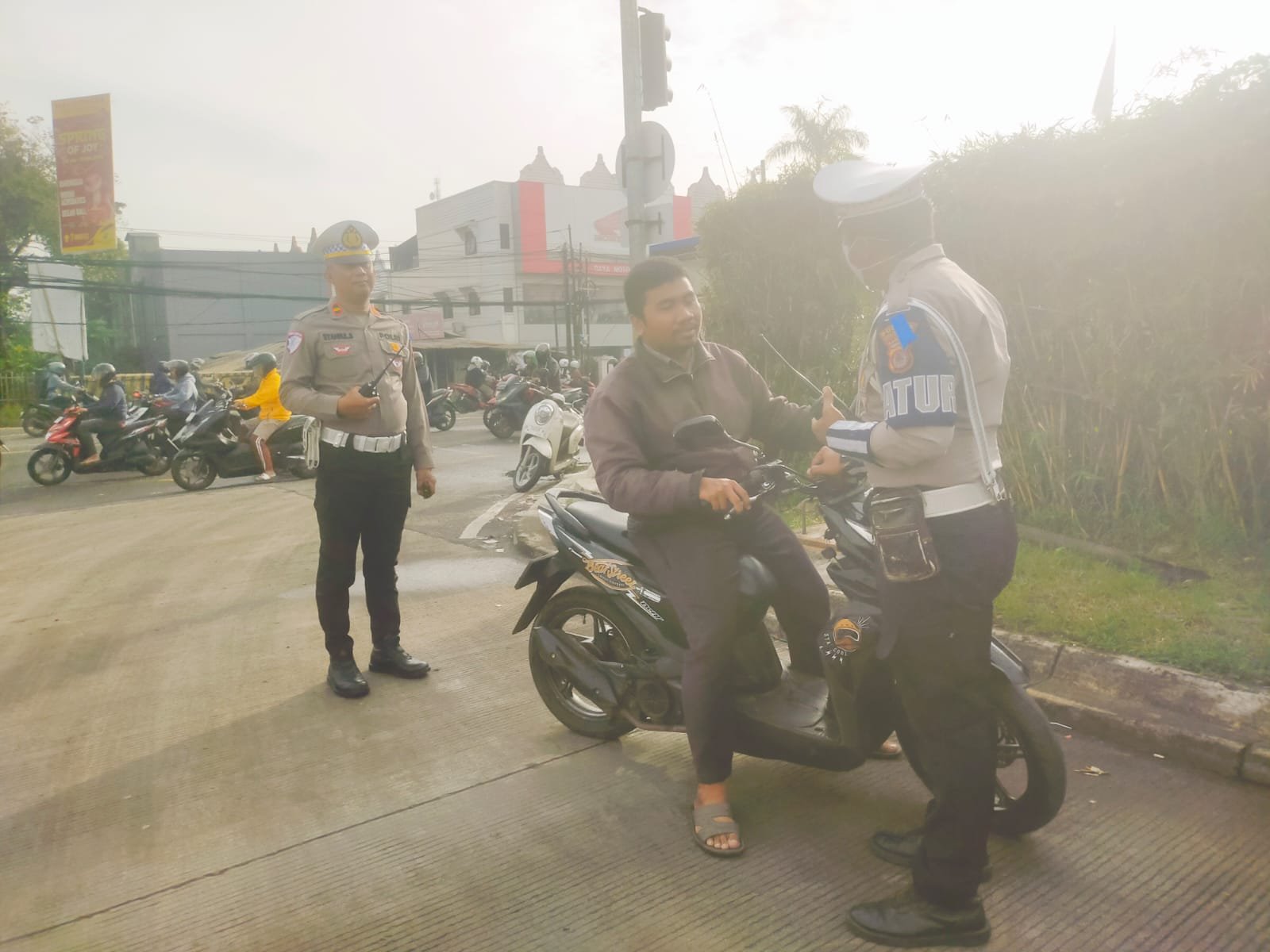Abaikan Safety Belt, Puluhan Pengendara Kena Tindak Operasi Patuh Maung Polresta Tangerang