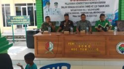 TMMD 125 Bojonegoro di Desa Soko Temayang Gelar Sosialisasi Adminduk