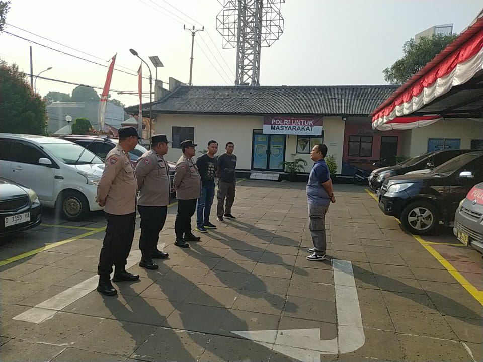Apel Pagi dan Pengecekan Tahanan, Polsek Cikupa Jaga Kedisiplinan dan Kesiapsiagaan Personel