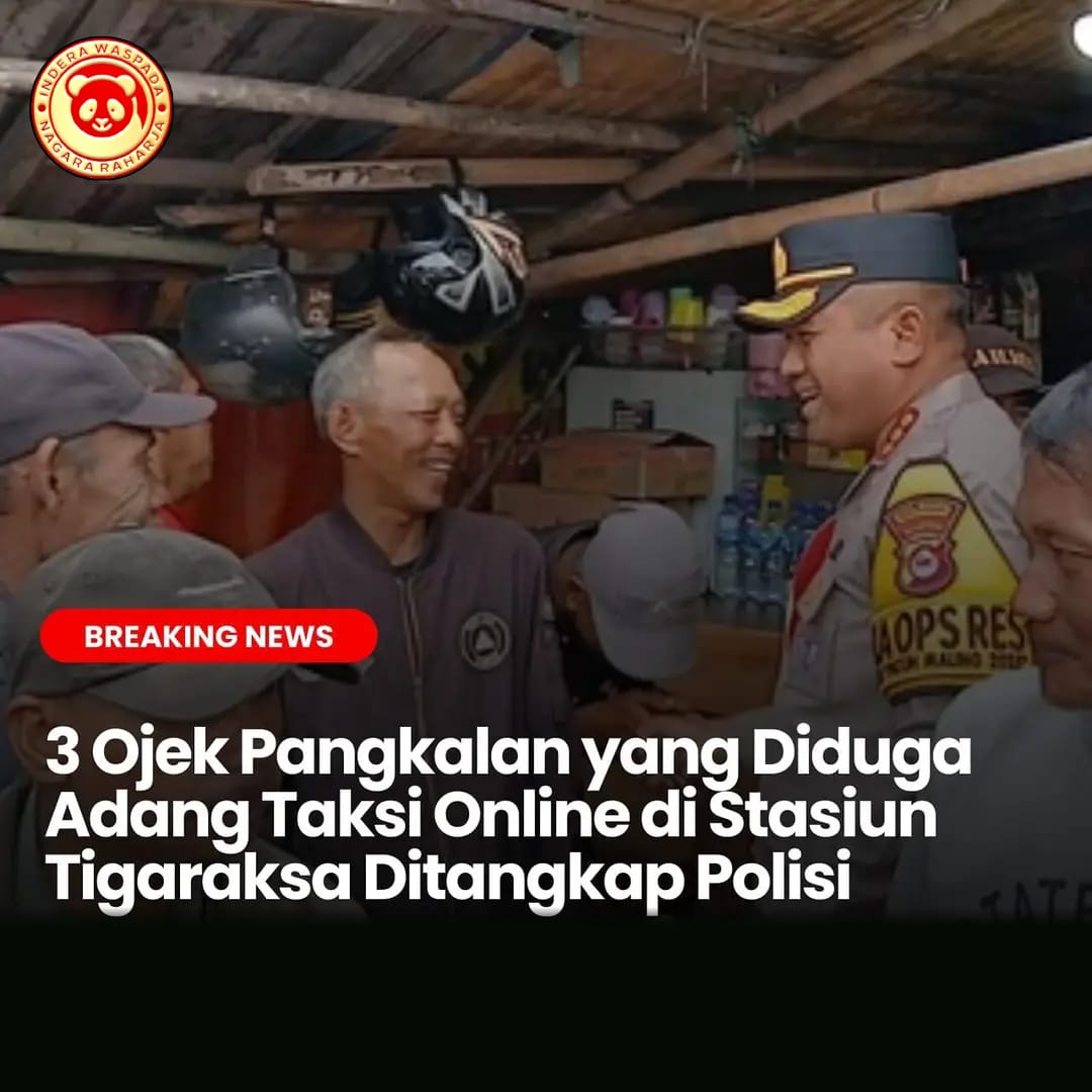 Tiga Opang Pengadang Taksi Online Ditangkap Polisi, Kapolresta Tangerang Turun Tangan Mediasi Konflik