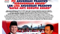 Prabowo Subianto Terima Penghargaan Bakor Award dari LSM LIRA