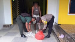 Perangi Miras, Babinsa dan Polsek Gerebek Lokasi Penyimpanan Cap Tikus