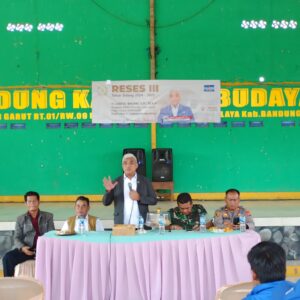 Reses III H. Saeful Bachri, SH. M.Ap. Anggota DPRD Provinsi Jawa Barat F. Partai Demokrat Dapil Jabar II Kab. Bandung, Kampung Budaya Desa Wangisagara Kec. Majalaya Kab. Bandung, Rabu, 23 Juli 2025