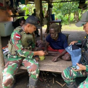 TNI Hadir, Warga Sehat Kesehatan Terjaga