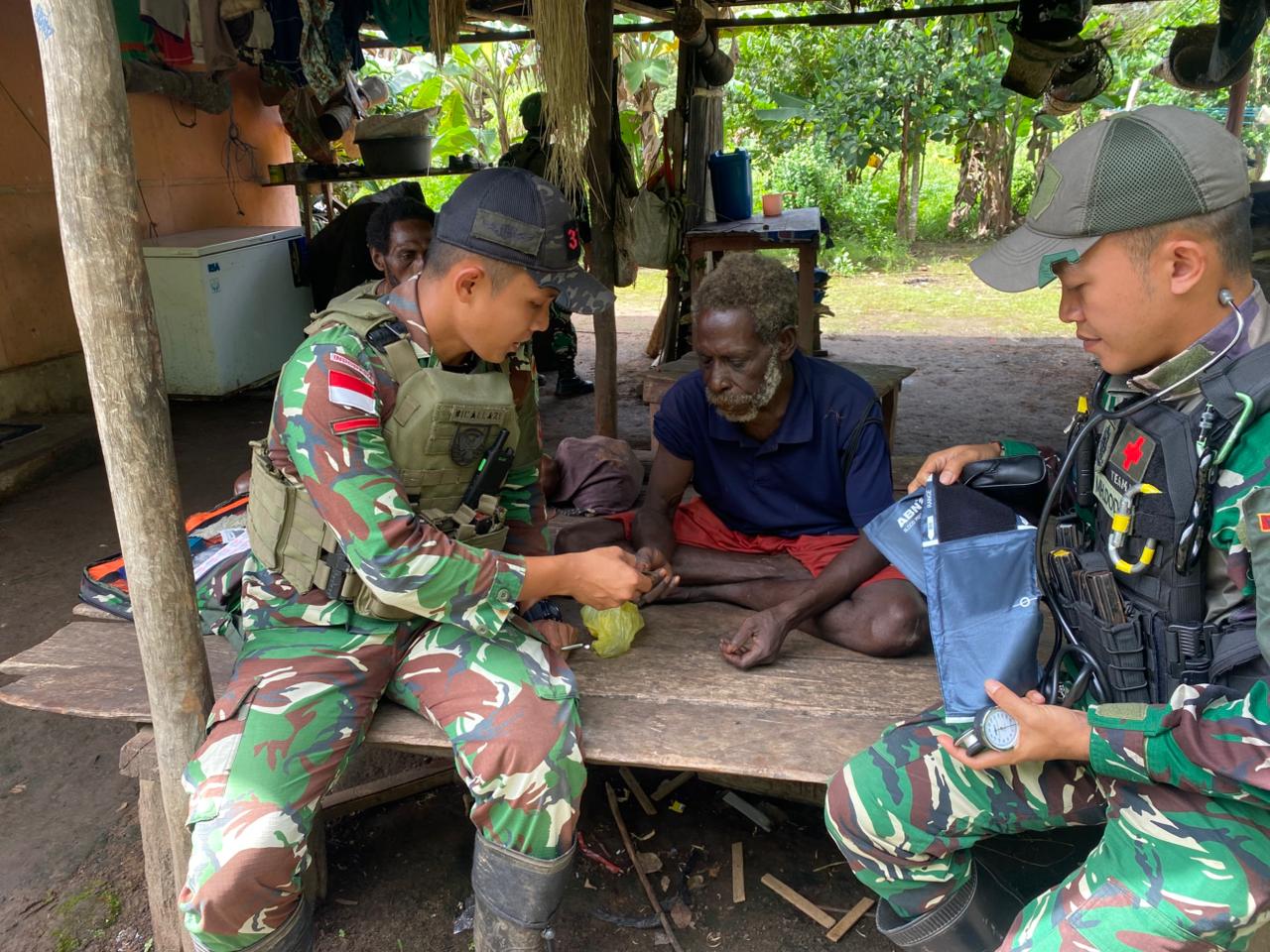 TNI Hadir, Warga Sehat Kesehatan Terjaga