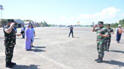 Danlanud Sultan Hasanuddin Mengantar Keberangkatan Pangkogabwilhan II Usai Kunker di Makassar