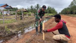 TNI dan Masyarakat Bergandengan Tangan Demi Jalan yang Lebih Baik