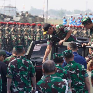 Panglima TNI Tinjau Kesiapan Upacara Gelar Pasukan Operasional dan Kehormatan Militer di Batujajar