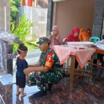 Intervensi Cegah Stunting, Babinsa Purwokerto Srengat Beri Motivasi Posyandu Delima Di Blitar