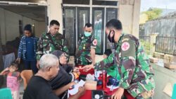Tulus Ikhlas..!! Pemeriksaan Kesehatan, Pengobatan Massal oleh Satgas TMMD 125 Kodim 1506/Namlea
