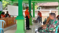 TMMD 125 Bojonegoro, TNI dan BPBD Sosialisasi Mitigasi Bencana