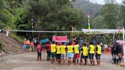 Sambut Kemerdekaan Republik Indonesia Ke-80, Koramil 1710-04/Tembagapura Bersama Jajaran Gelar Lomba Voli Untuk Masyarakat
