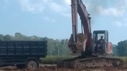 Tambang galian C Di Desa Giri Tunggal Milik Dedi tidak memiliki izin nekat beroperasi, APH tutup mata.