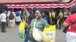 Polresta Sorong Gelar Gerakan Pangan Murah Sambut HUT RI ke-80