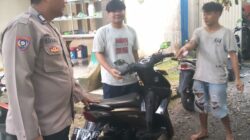Bhabinkamtibmas Desa Bojong Sambangi Warga, Sampaikan Himbauan Harkamtibmas