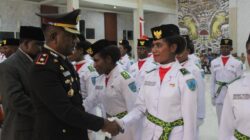 Kapolres Maybrat Hadiri Pengukuhan Paskibraka Kabupaten Maybrat Tahun 2025