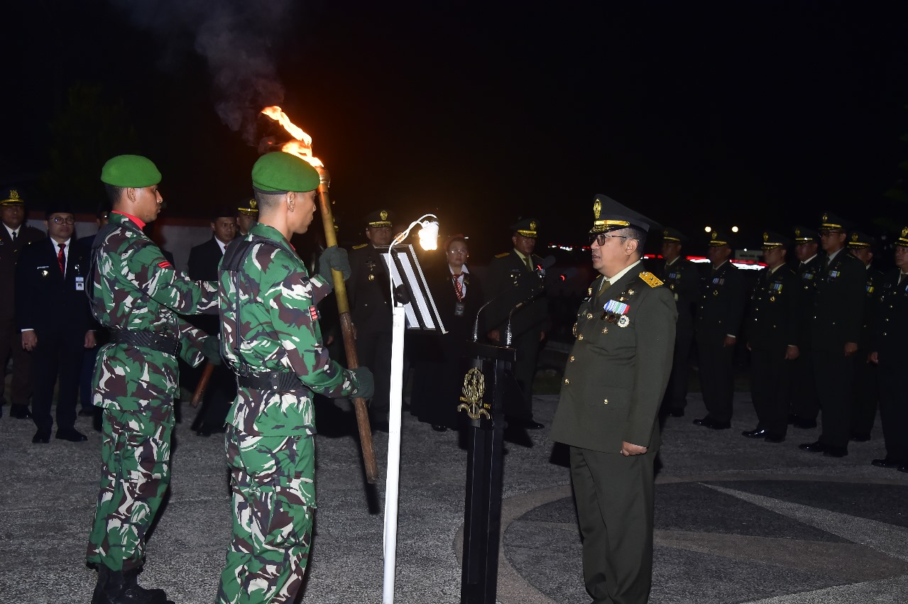 Akmil Gelar Apel Kehormatan dan Renungan Suci HUT ke-80 Proklamasi Kemerdekaan RI