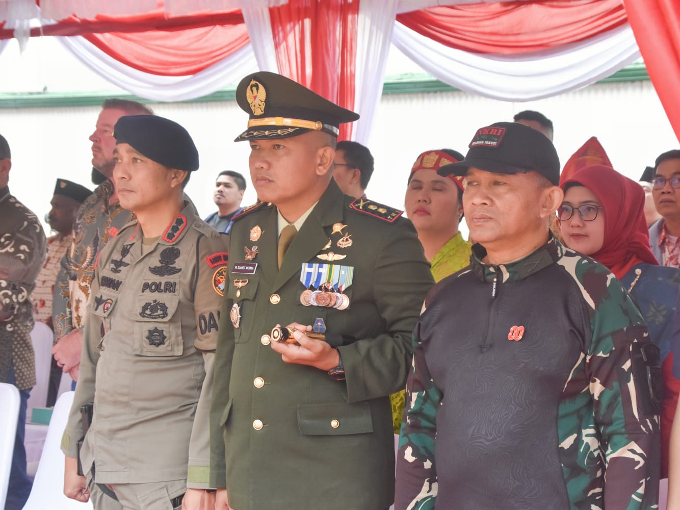 Dandim 1710/Mimika Laksanakan Upacara Peringatan HUT Ke-80 Republik Indonesia di Tembagapura