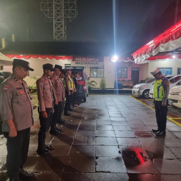 Kanit Lantas IPTU Udi Muhdi Pimpin Ops Cipkon Polsek Cikupa